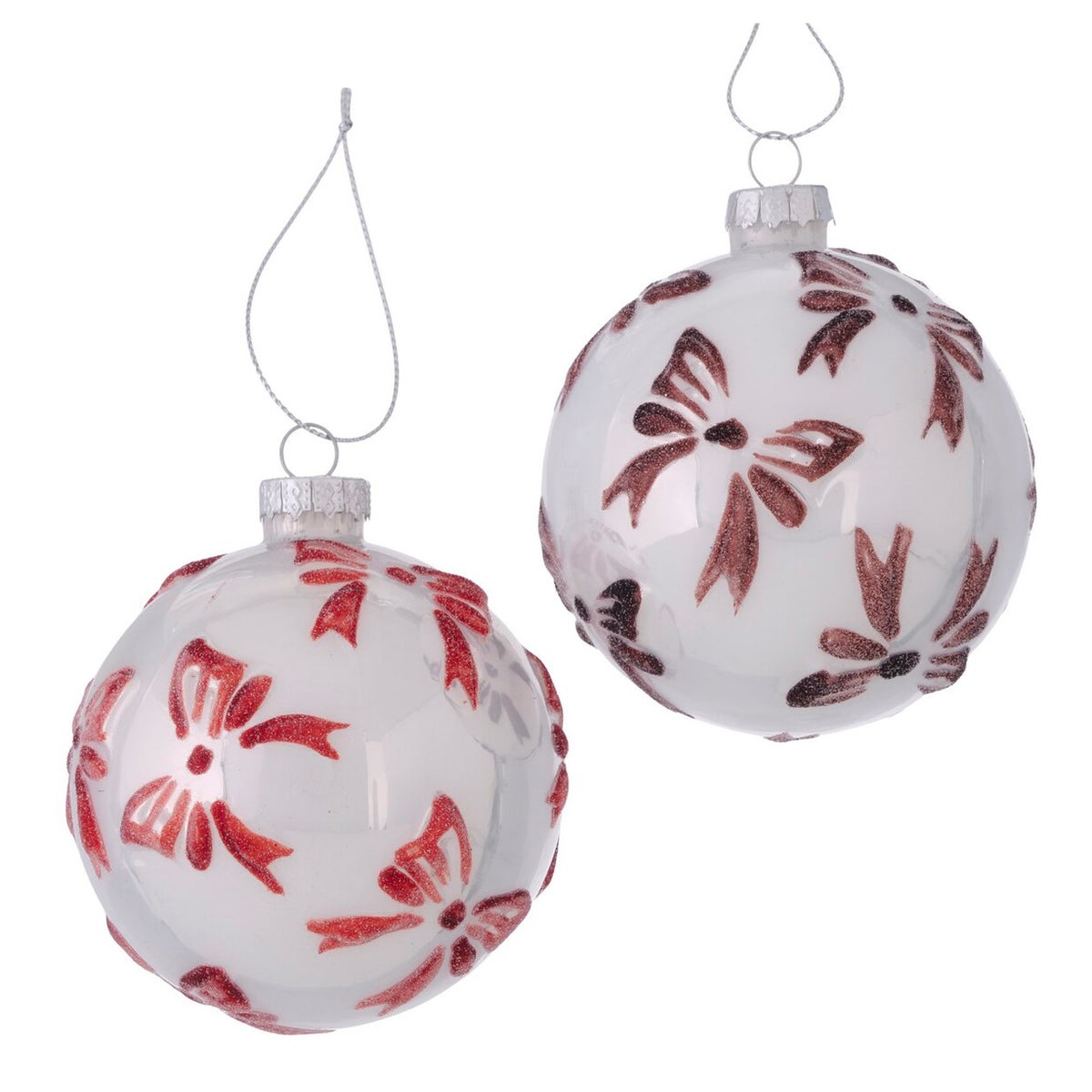 Kerstbal strik Audrey 8cm Kerstbal strik Audrey 8cm