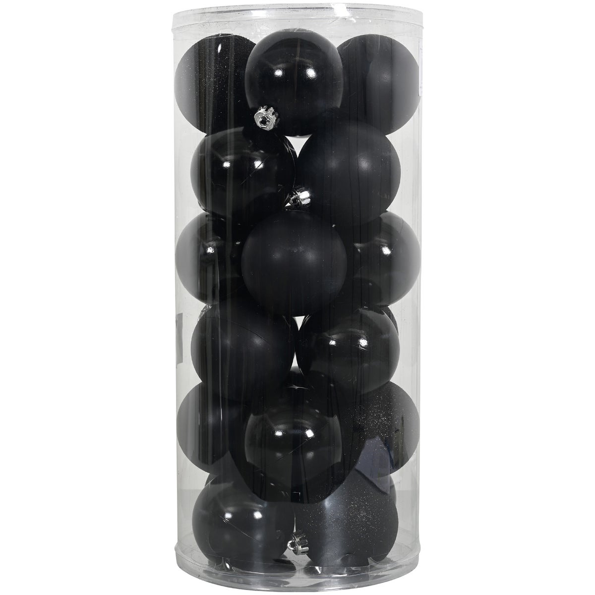 Kerstbal mix koker zwart Kerstbal mix koker zwart