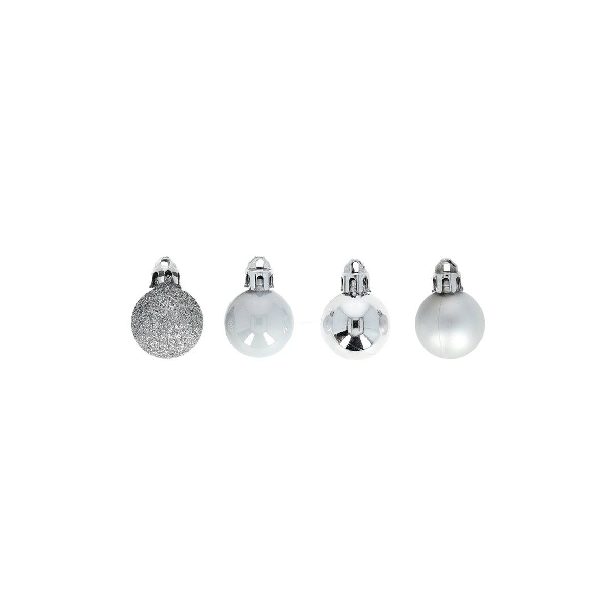 Kugelmix Röhre Silber 2.5 cm 35 Stück Kugelmix Röhre Silber 2.5 cm 35 Stück
