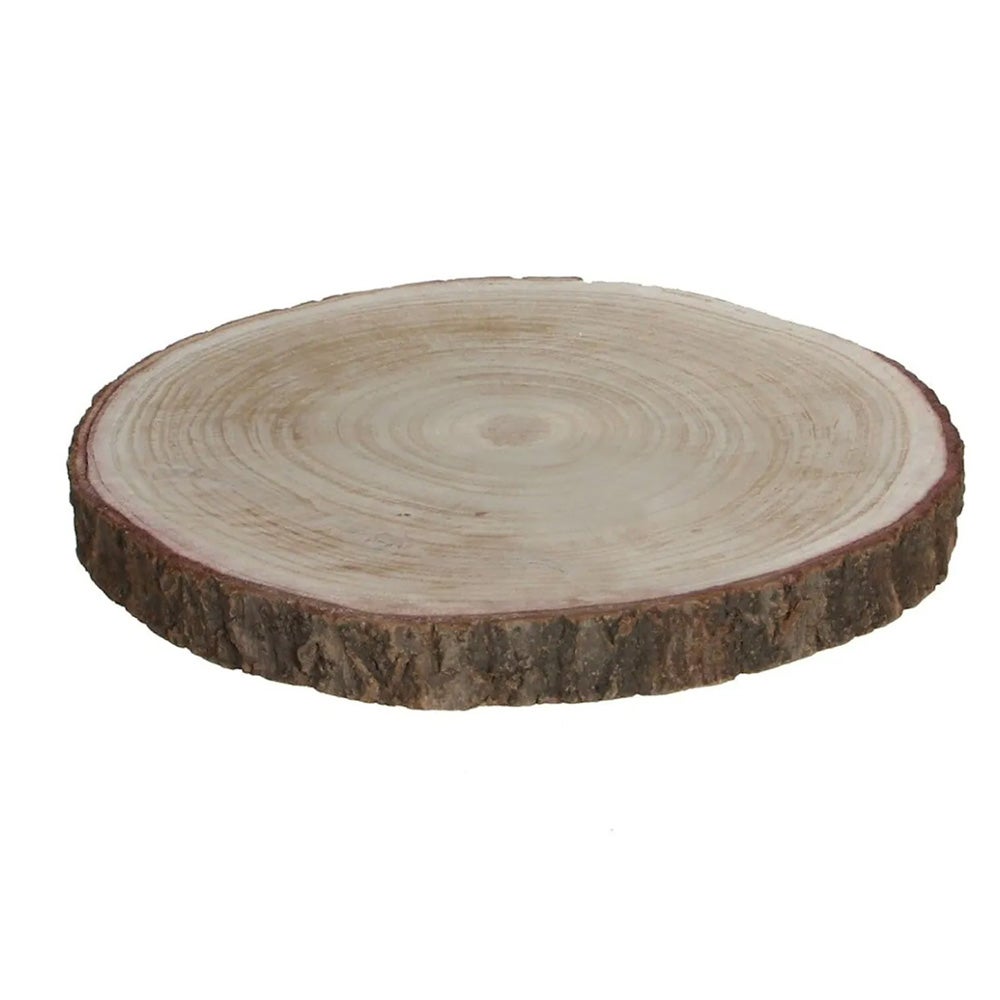 Kerstdorp Schijf Pia bruin 30cm Kerstdorp Schijf Pia bruin 30cm
