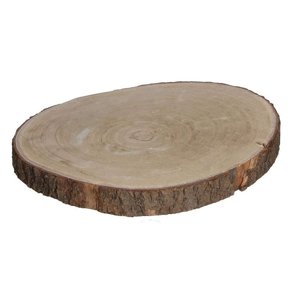Kerstdorp Schijf Pia bruin 34cm Kerstdorp Schijf Pia bruin 34cm