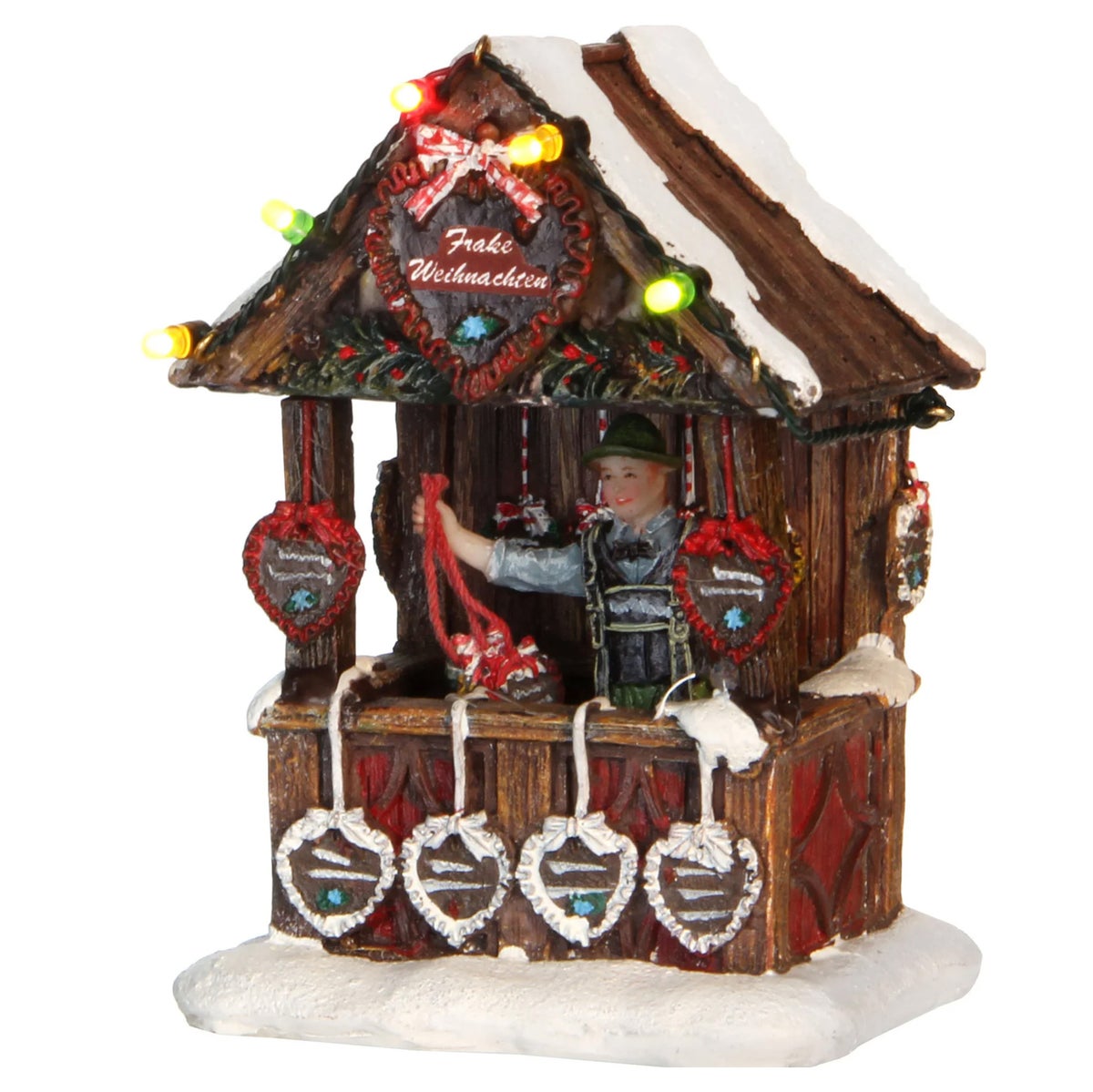 Kerstdorp Marktkraam 8x7x11cm Kerstdorp Marktkraam 8x7x11cm