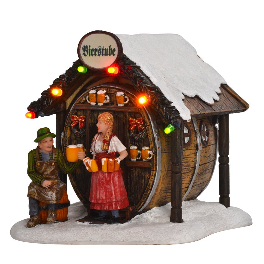 Kerstdorp Bierstube 11 x 11 x 11 cm Kerstdorp Bierstube 11 x 11 x 11 cm