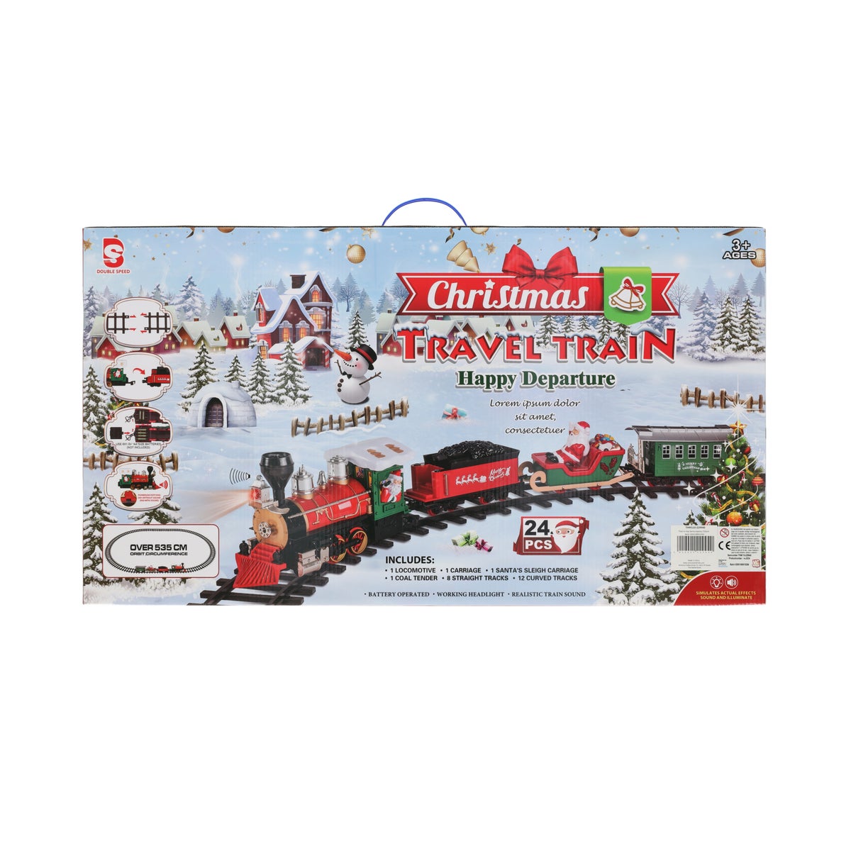 Trein x-mas Santa express 535 cm Trein x-mas Santa express 535 cm