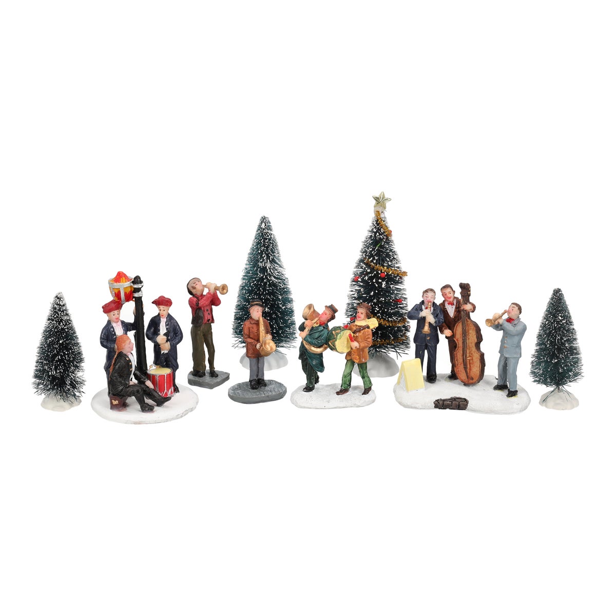Kerstdorp muziekanten set 11-delig Kerstdorp muziekanten set 11-delig