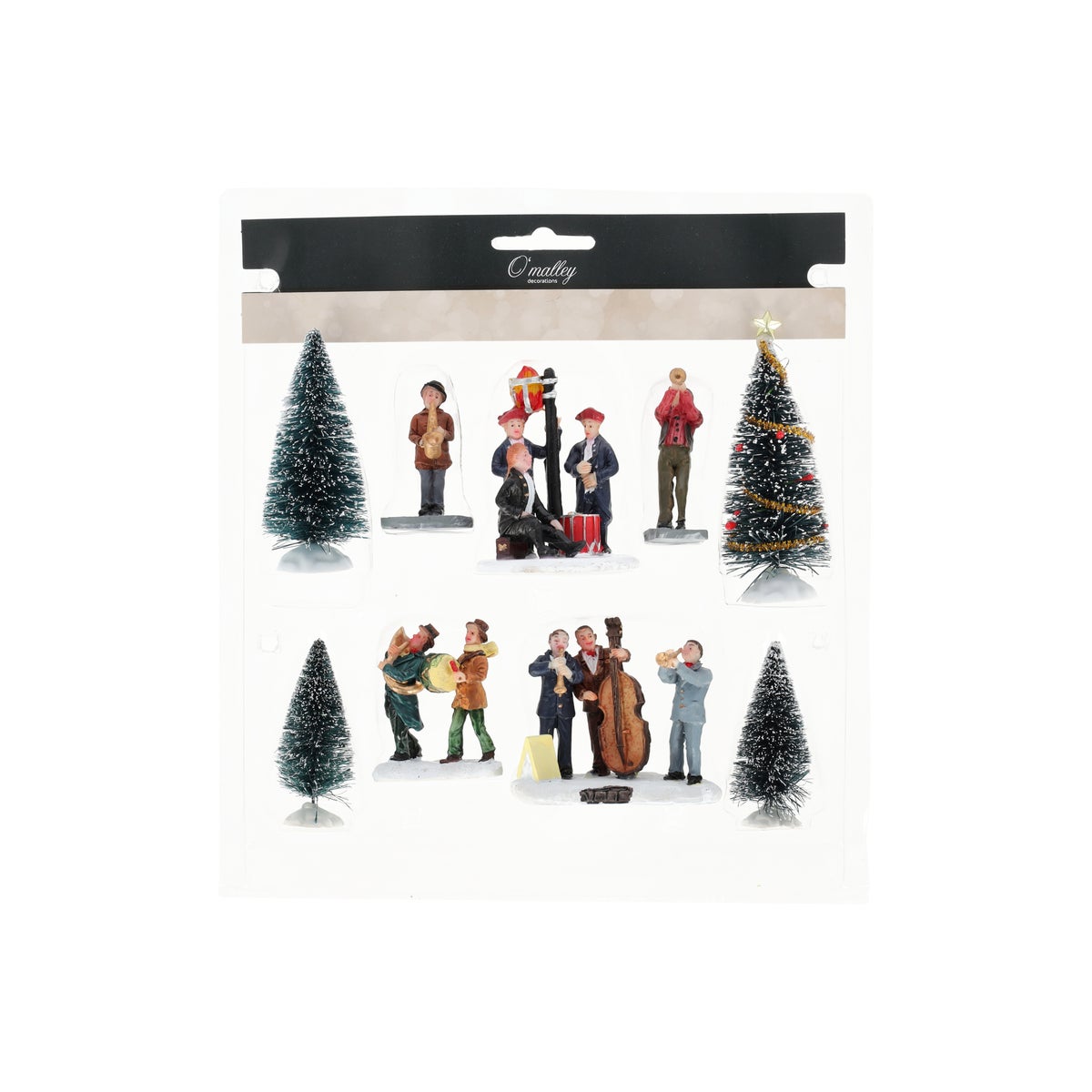 Kerstdorp muziekanten set 11-delig Kerstdorp muziekanten set 11-delig
