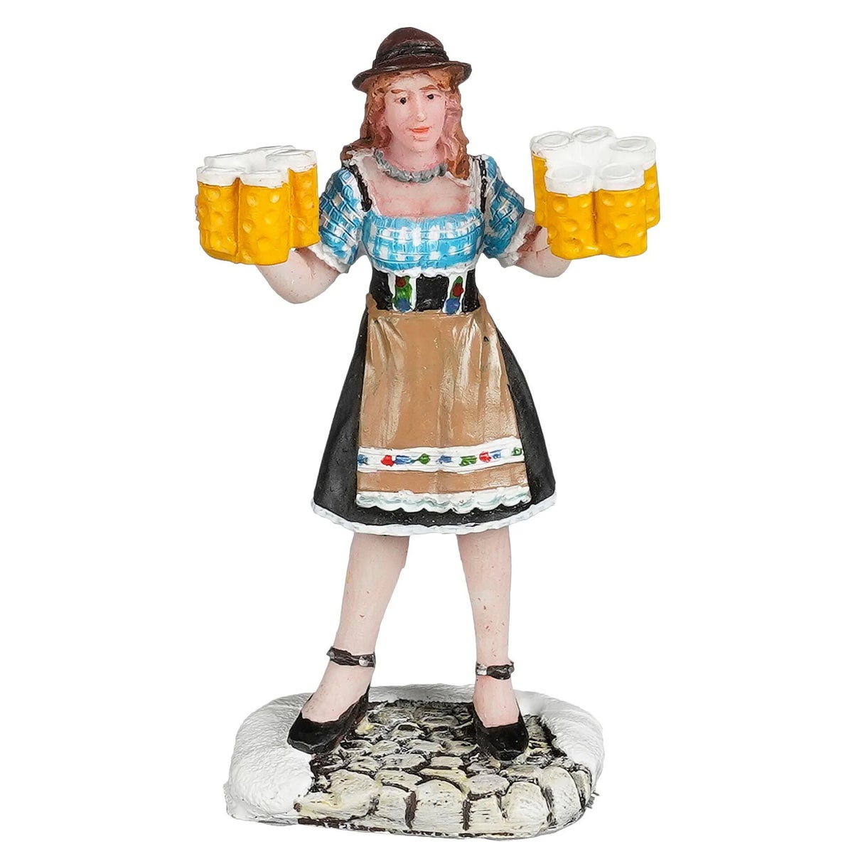 Kerstdorp Bier vrouw 1 Kerstdorp Bier vrouw 1