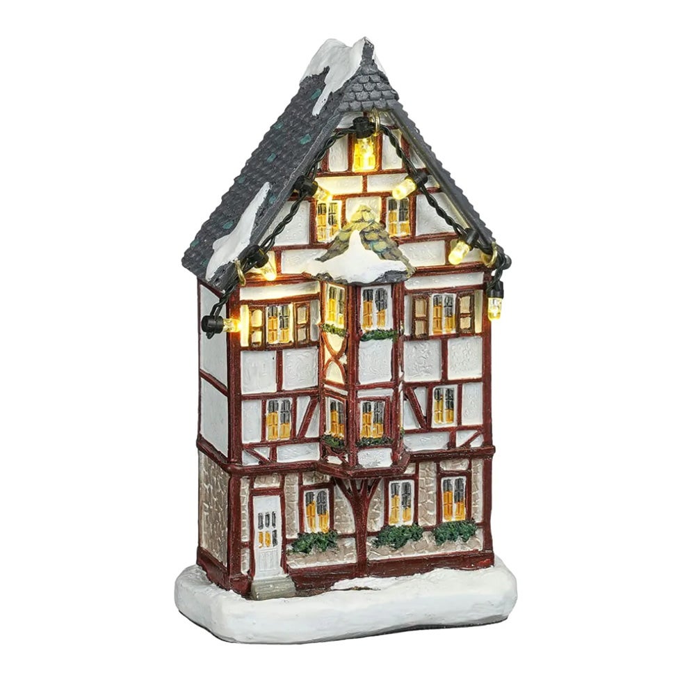 Kerstdorp Elzas facade 8 x 4 x 14 cm Kerstdorp Elzas facade 8 x 4 x 14 cm