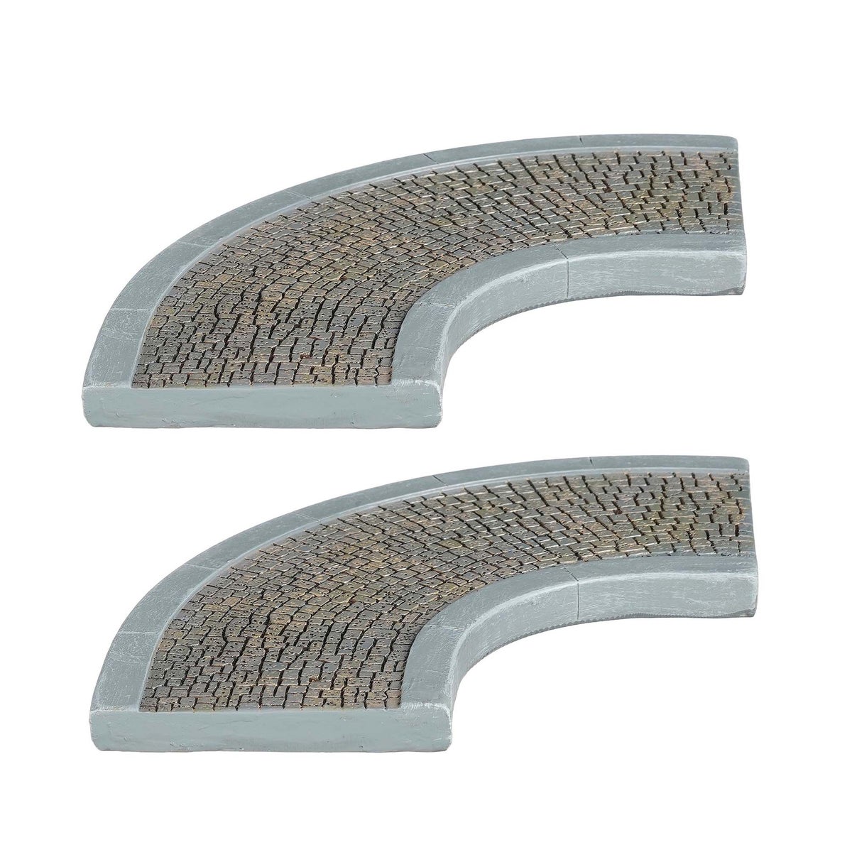 Kerstdorp Road bocht 2 stuks 26 x 10 cm Kerstdorp Road bocht 2 stuks 26 x 10 cm