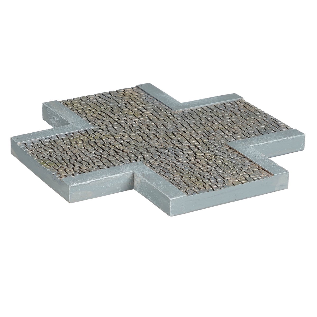 Kerstdorp Road kruispunt 20x20cm Kerstdorp Road kruispunt 20x20cm