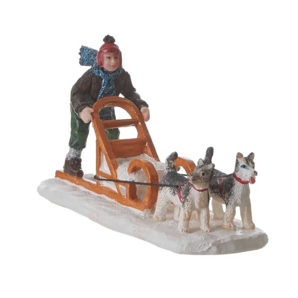 Kerstdorp Hondenslee 11 x 4 x 6 cm Kerstdorp Hondenslee 11 x 4 x 6 cm