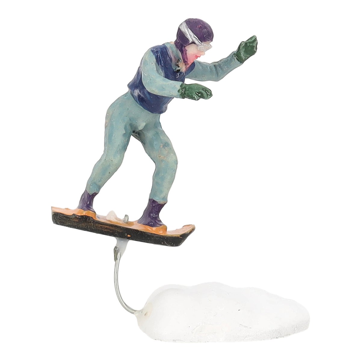 Kerstdorp snowboarder blauw Kerstdorp snowboarder blauw