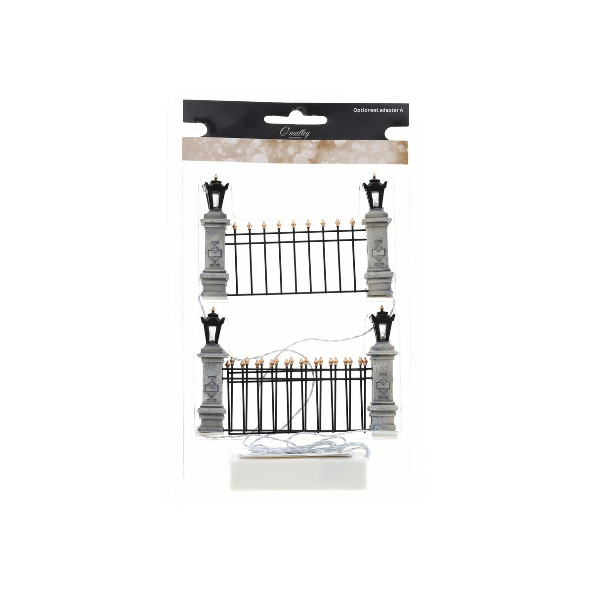 Hekwerk met lantaarns Hekwerk met lantaarns