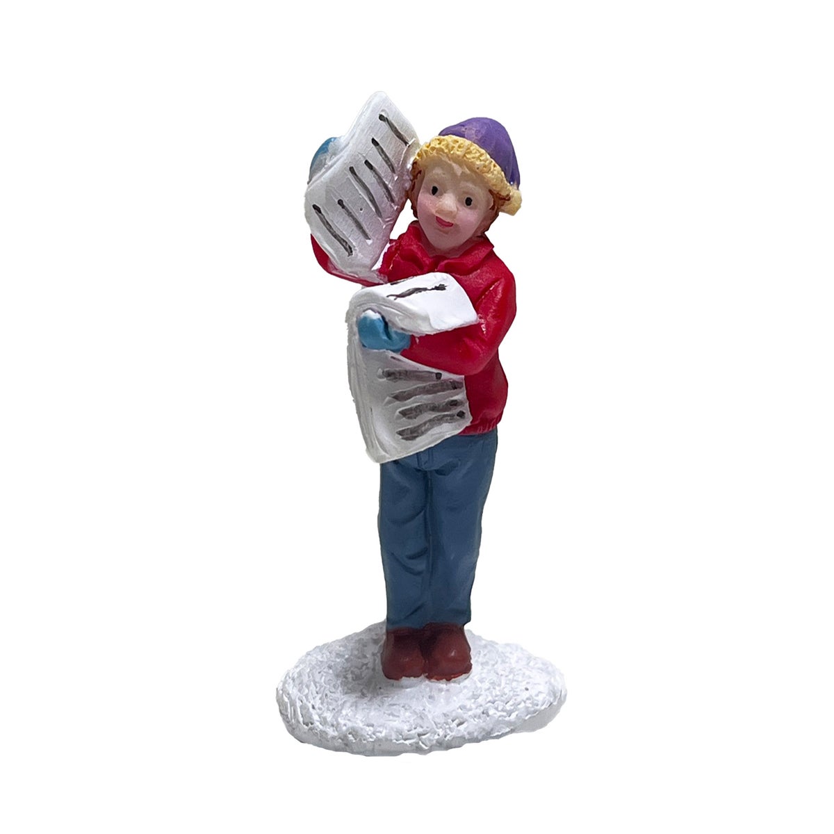 Kerstdorp krantenbezorger Kerstdorp krantenbezorger