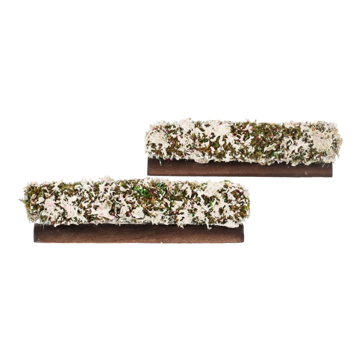 Kerstdorp haag 16cm 2stuks Kerstdorp haag 16cm 2stuks