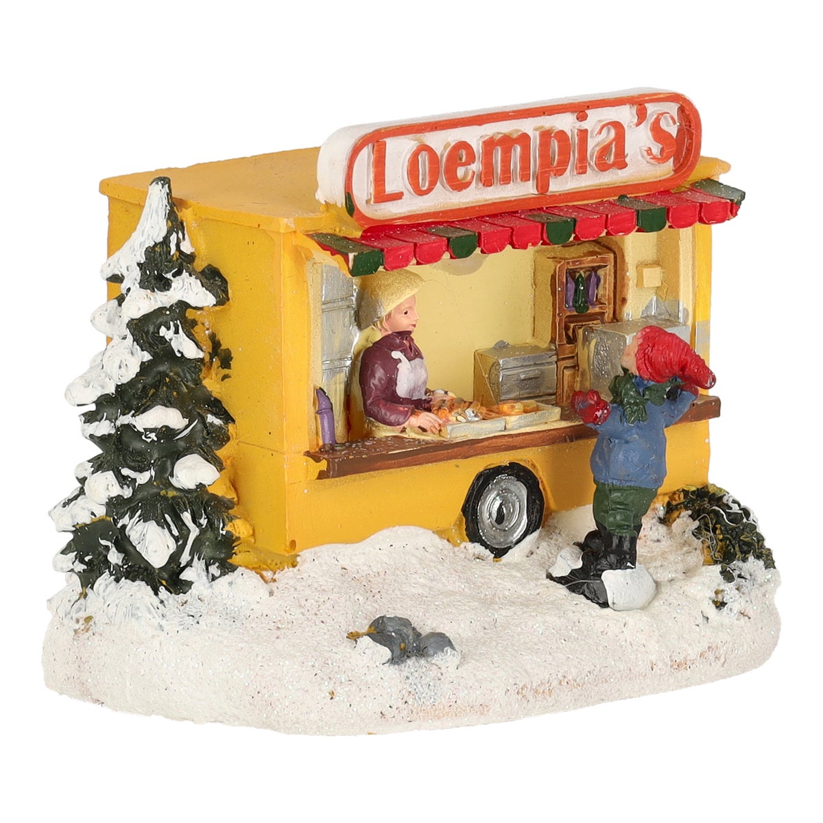 Kerstdorp kraam loempia Kerstdorp kraam loempia