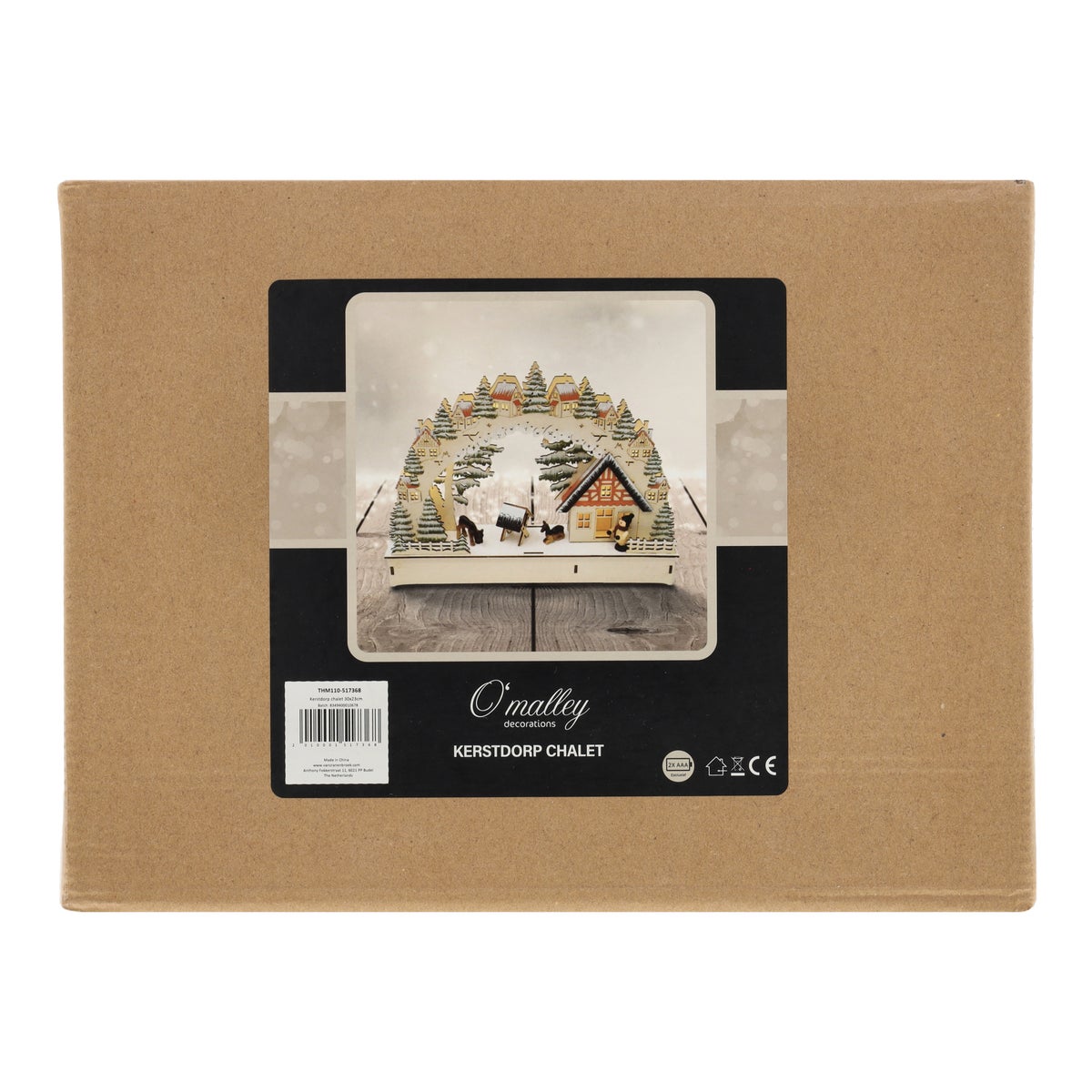 Kerstdorp chalet 30 x 23 cm Kerstdorp chalet 30 x 23 cm