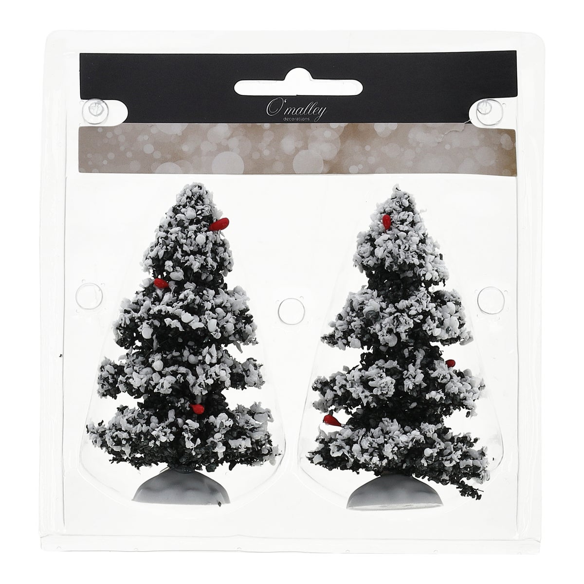 Kerstdorp boom 10 cm 2st. FC127 Kerstdorp boom 10 cm 2st. FC127