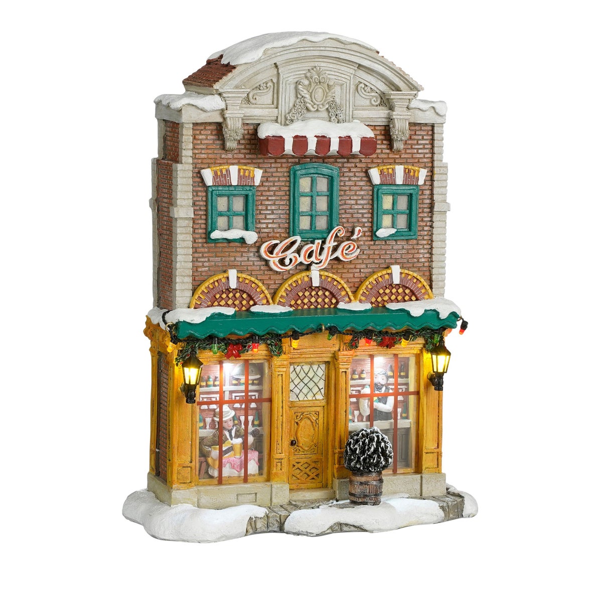 Kerstdorp Cafe 19x9x26cm Kerstdorp Cafe 19x9x26cm