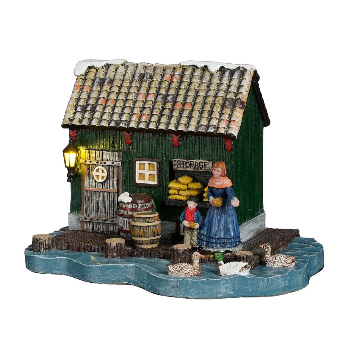 Kerstdorp Schuur Zaans 18 x 12 x 12 cm Kerstdorp Schuur Zaans 18 x 12 x 12 cm