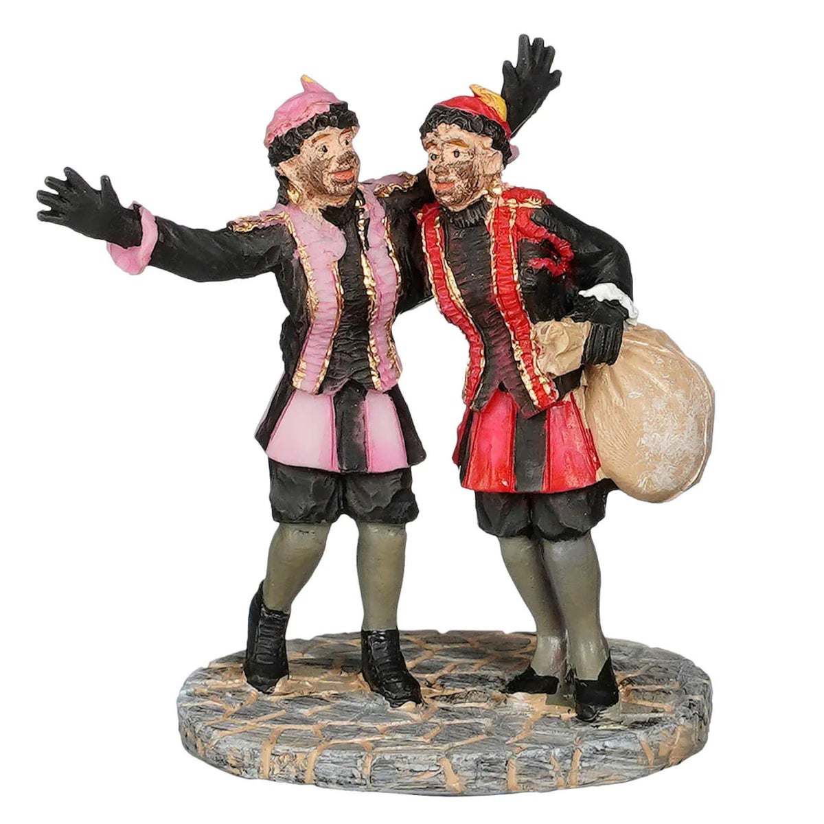 Kerstdorp Grappige pieten 6 x 4 x 7 cm Kerstdorp Grappige pieten 6 x 4 x 7 cm