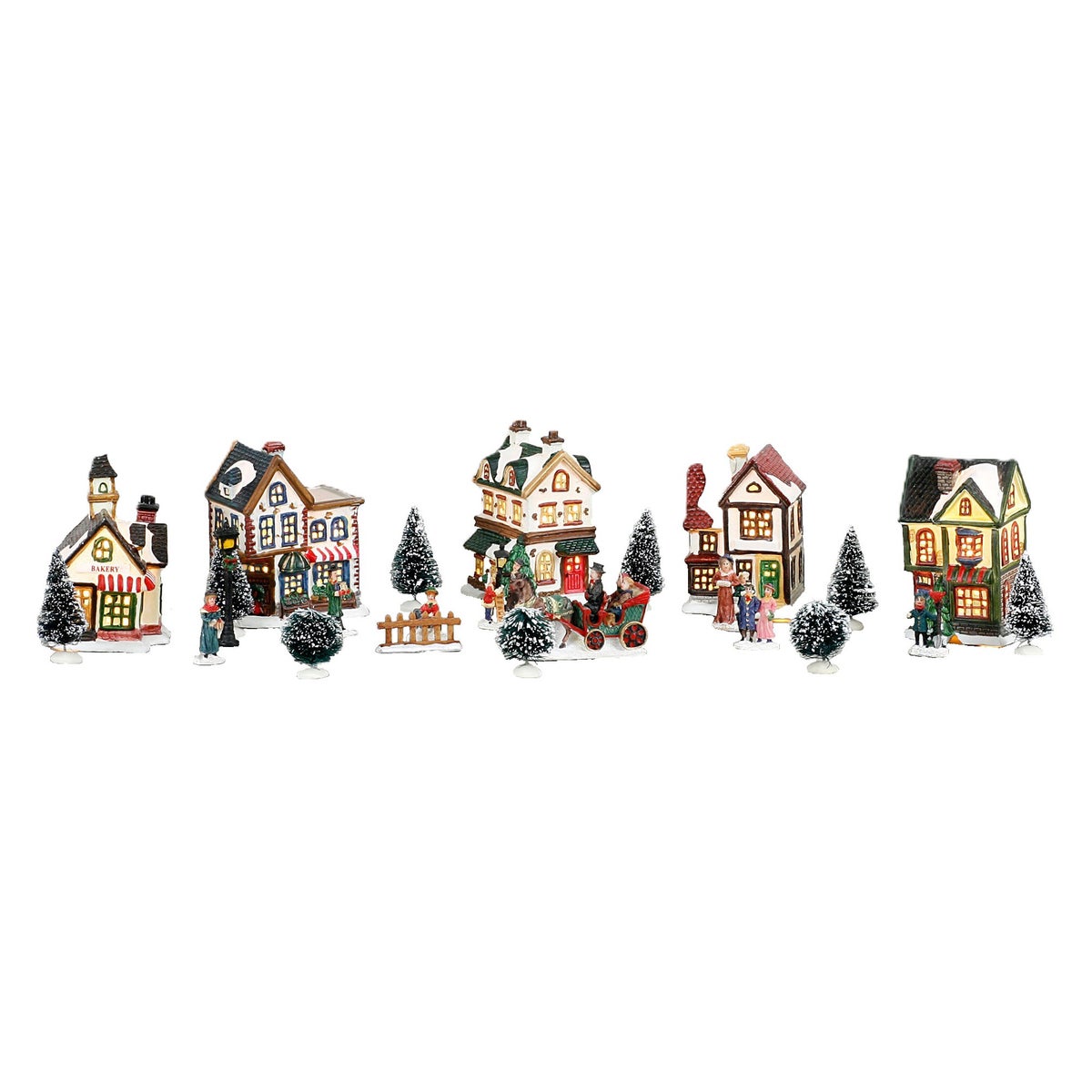 Kerstdorp 24-delig Kerstdorp 24-delig