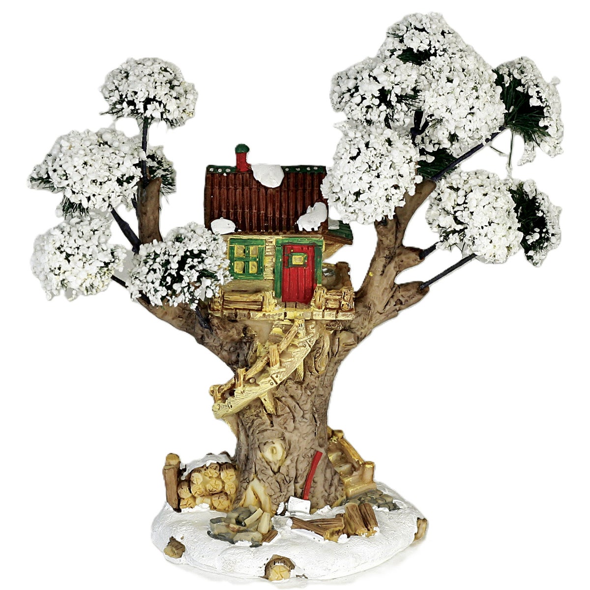 Kerstdorp boomhut kerstdorp 18 cm Kerstdorp boomhut kerstdorp 18 cm