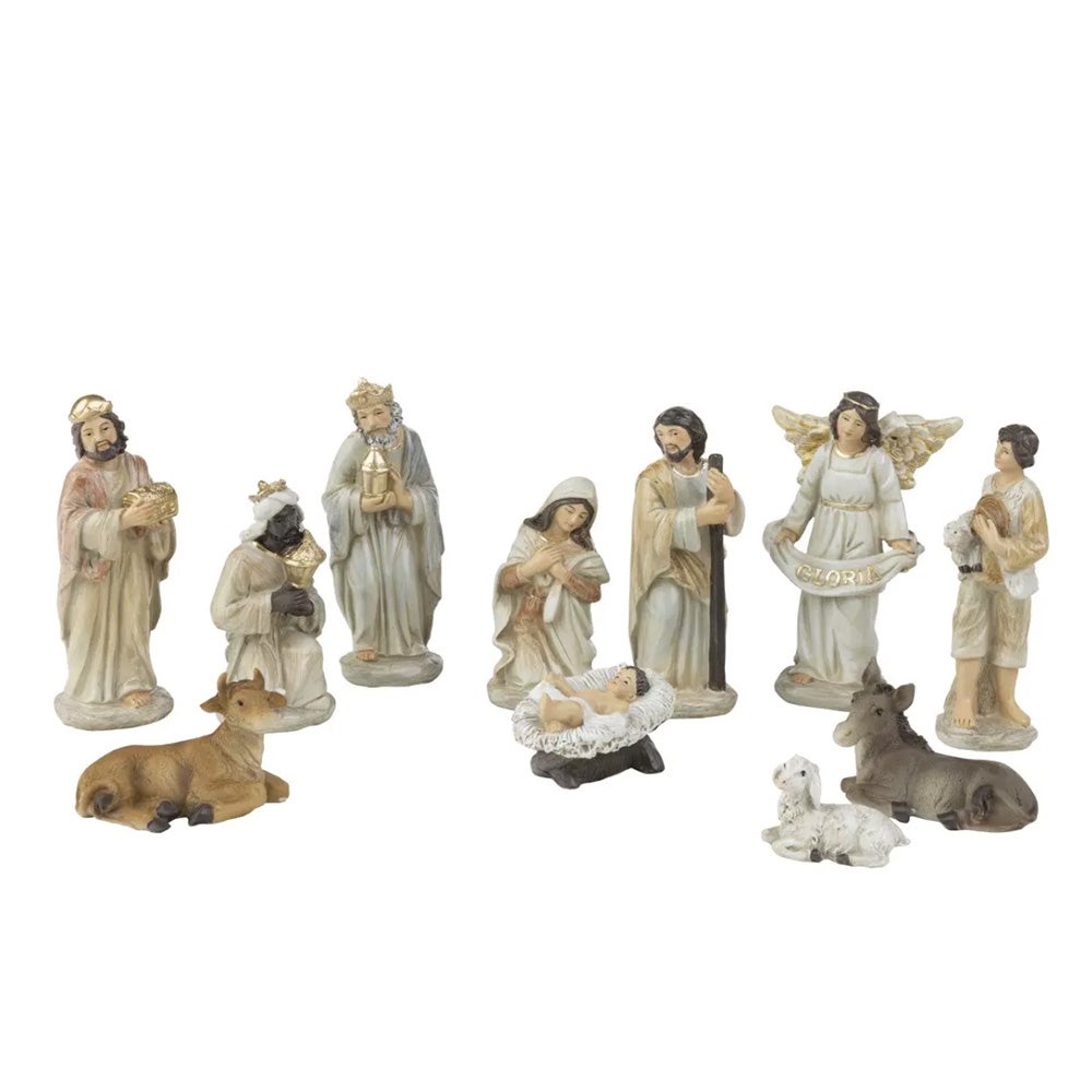 Beelden kerststal 11-delig Beelden kerststal 11-delig