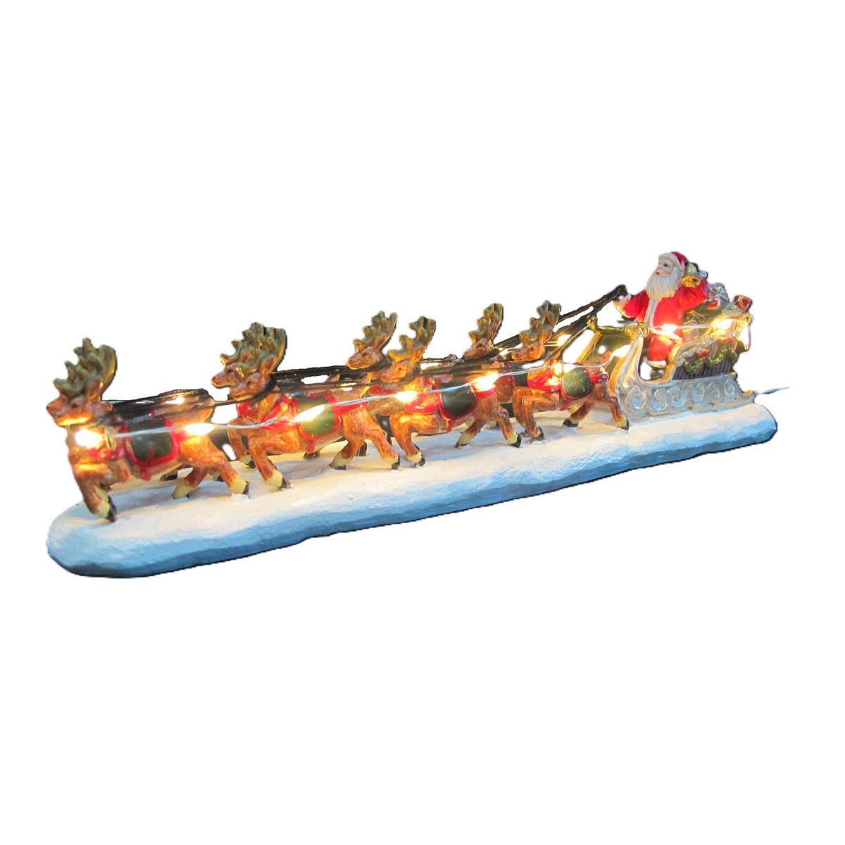 Kerstman slee en rendieren LED Kerstman slee en rendieren LED