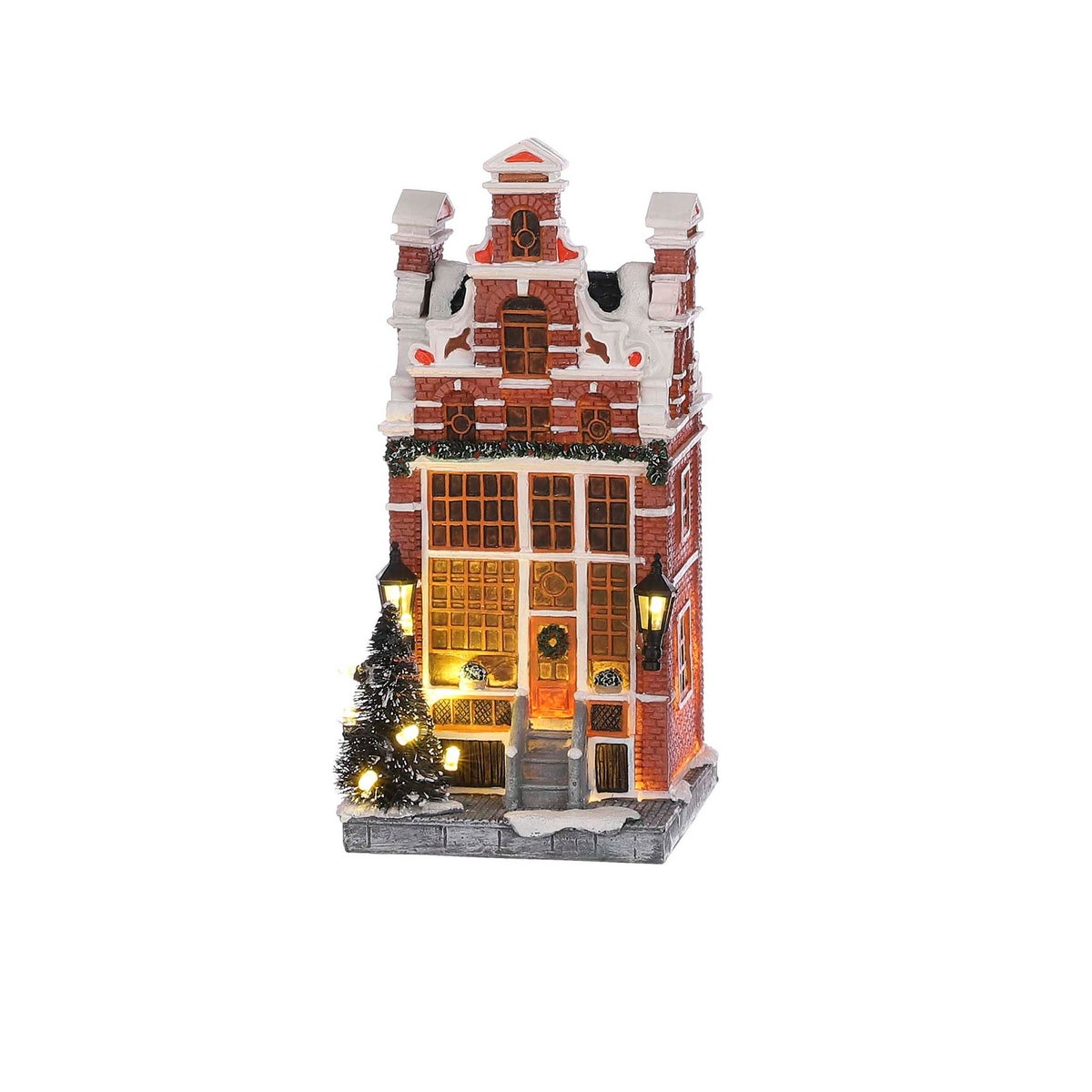 Kerstdorp grachthuis winkel 8 x 9x18 cm Kerstdorp grachthuis winkel 8 x 9x18 cm