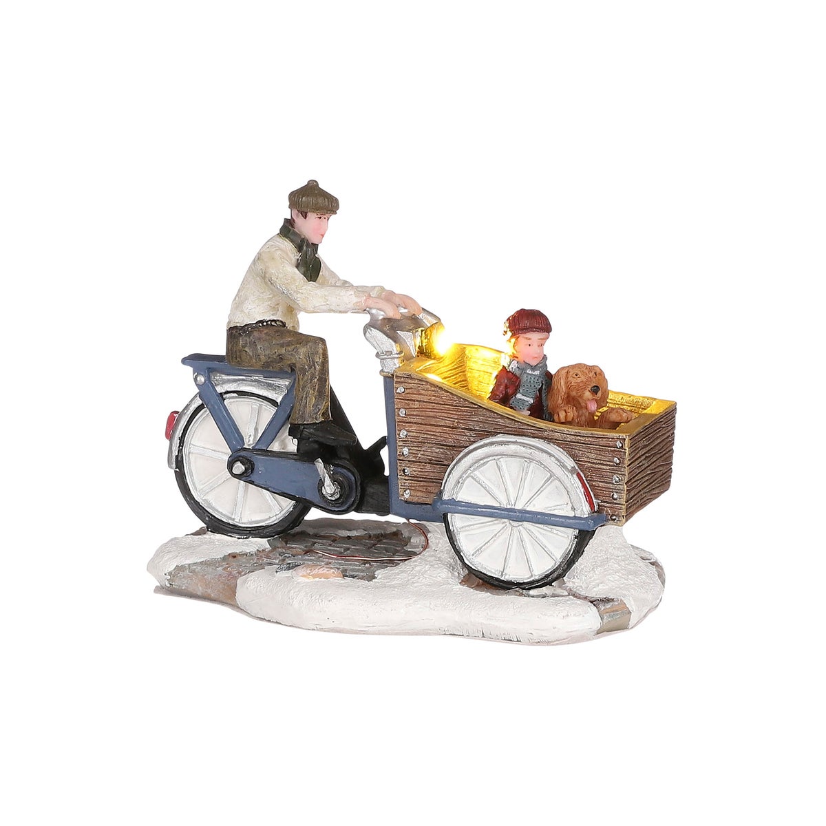 Kerstdorp Bakfiets familie Kerstdorp Bakfiets familie