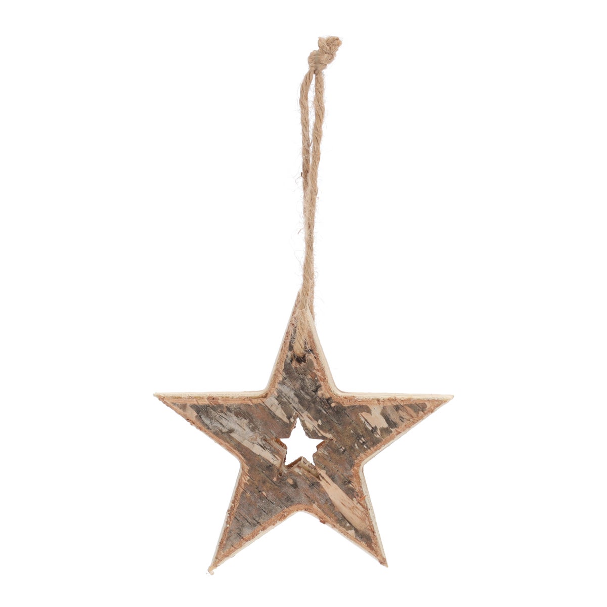 Hanger ster berk deco 10 cm Hanger ster berk deco 10 cm