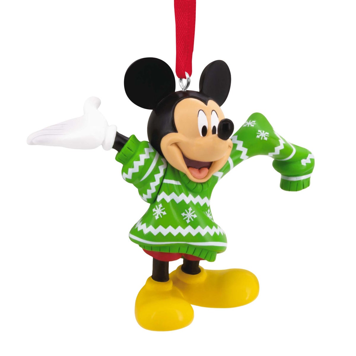 Kerstornament Mickey kersttrui Hallmark Kerstornament Mickey kersttrui Hallmark