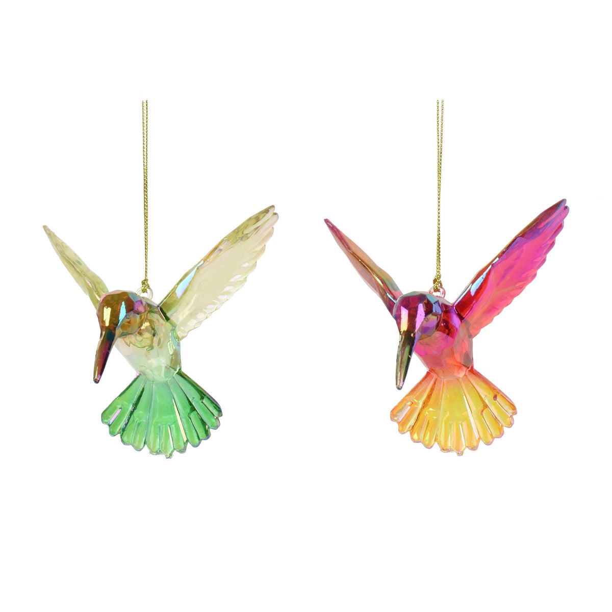 Hanger Kolibrie roze groen 10 cm 2 assorti Hanger Kolibrie roze groen 10 cm 2 assorti