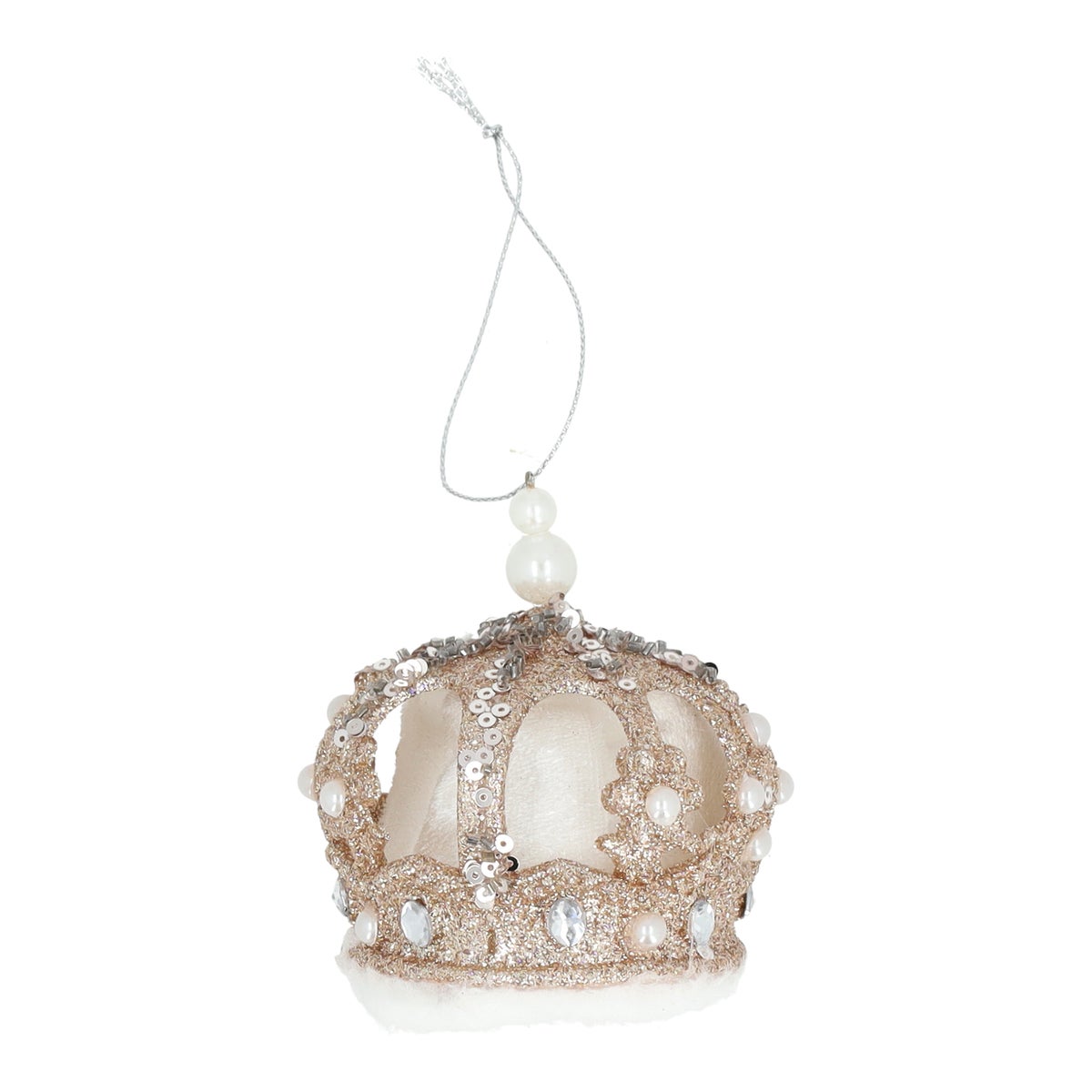 Hanger kroon 8 cm champagne Hanger kroon 8 cm champagne