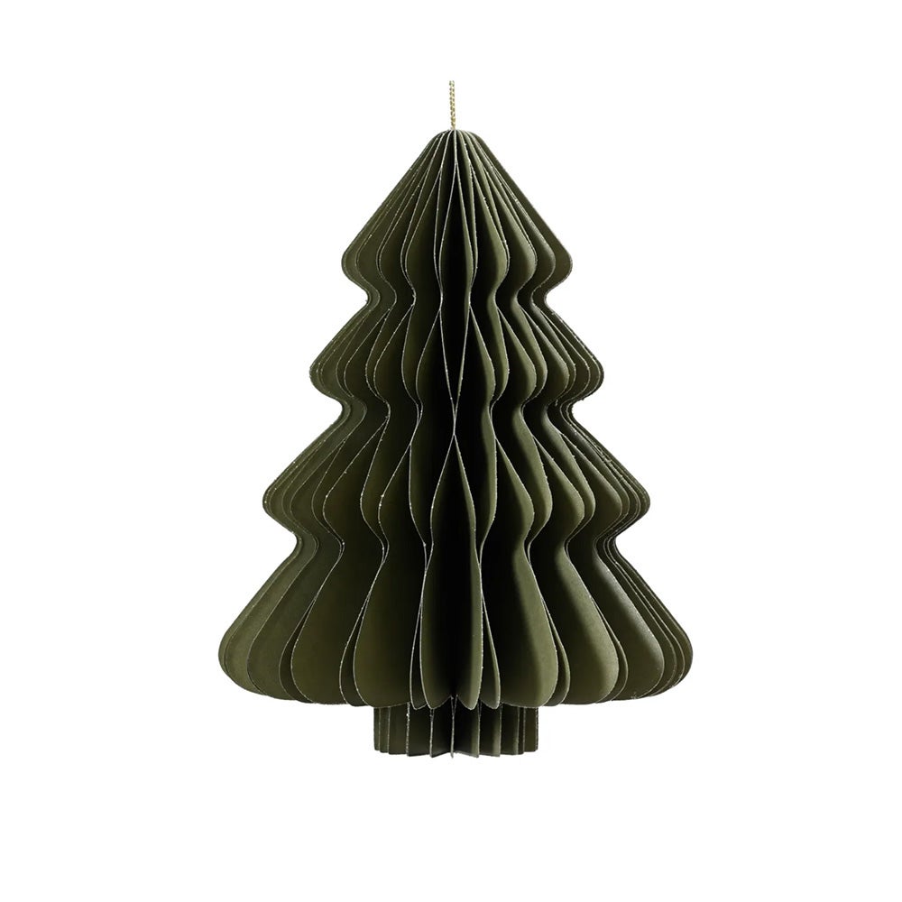 Hanger papier boom groen 15 cm Hanger papier boom groen 15 cm