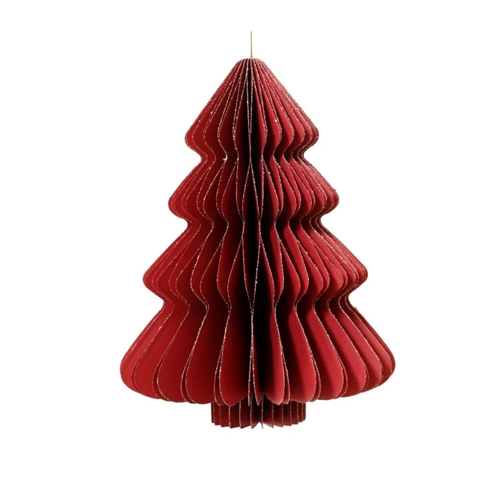 Hanger papier boom rood 15 cm Hanger papier boom rood 15 cm