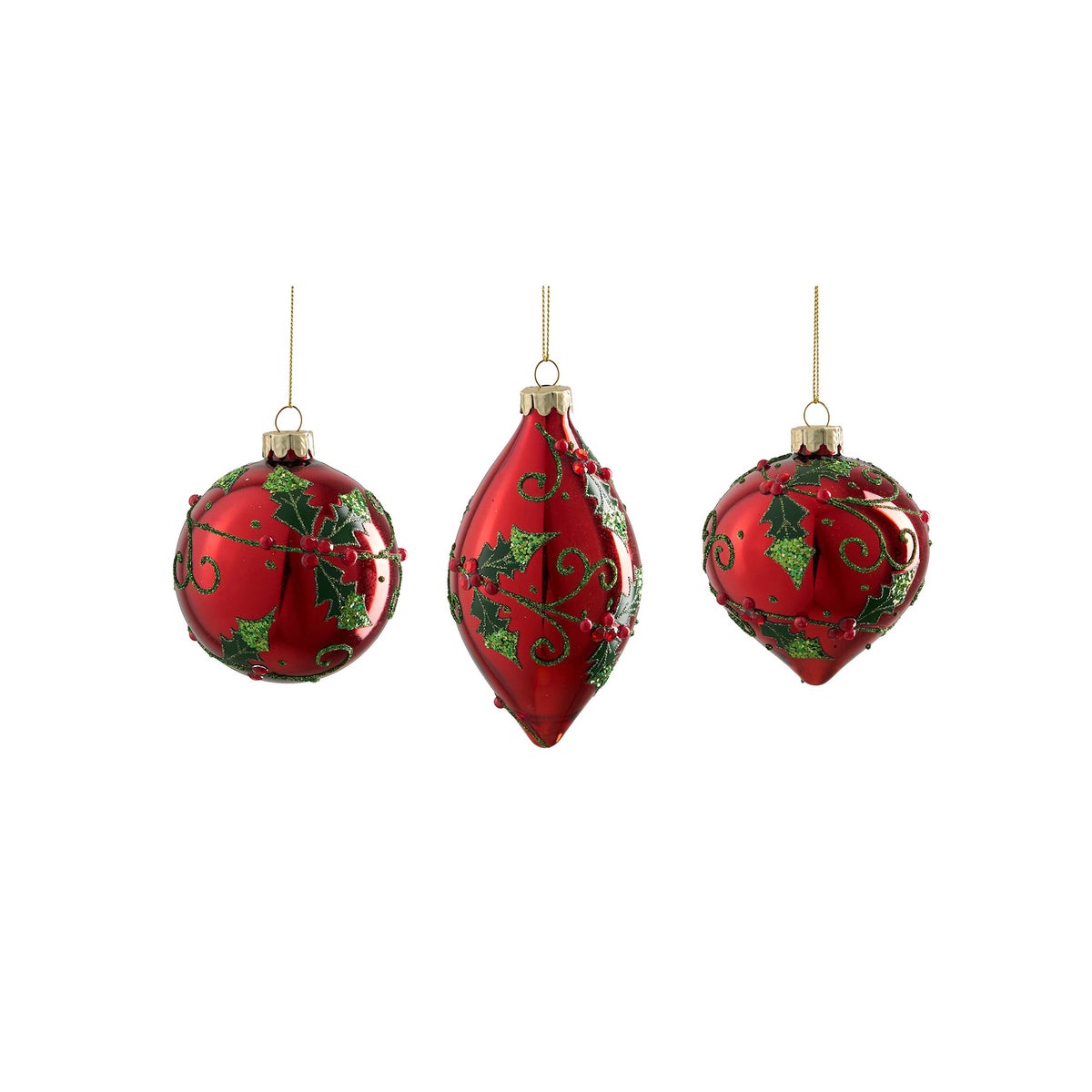 Hanger ornament rood 8 cm Hanger ornament rood 8 cm