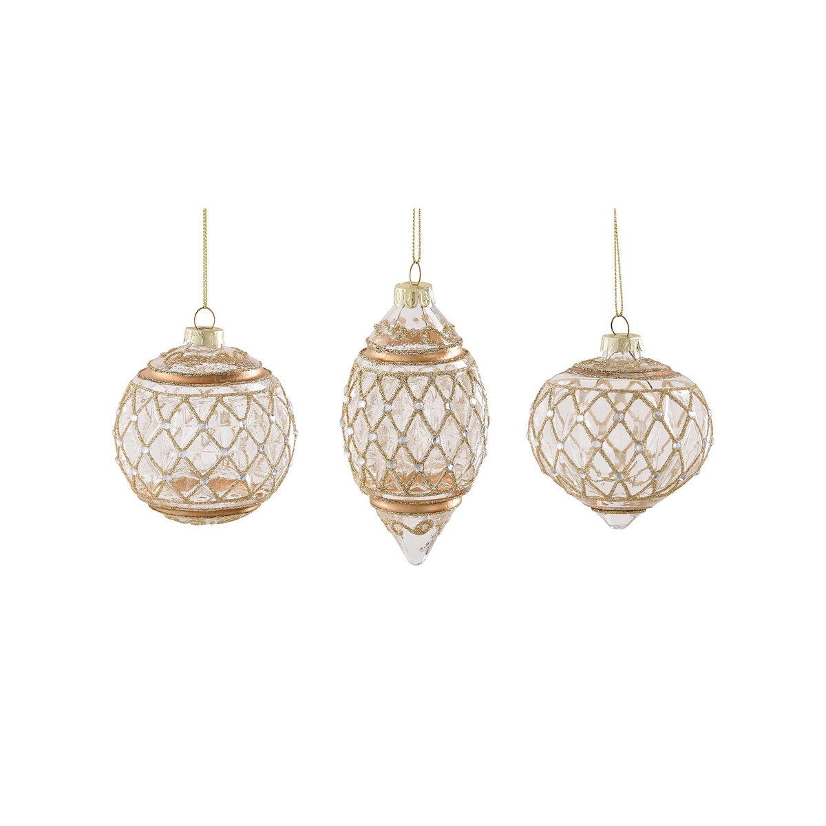 Hanger ornament goud 8cm Hanger ornament goud 8cm