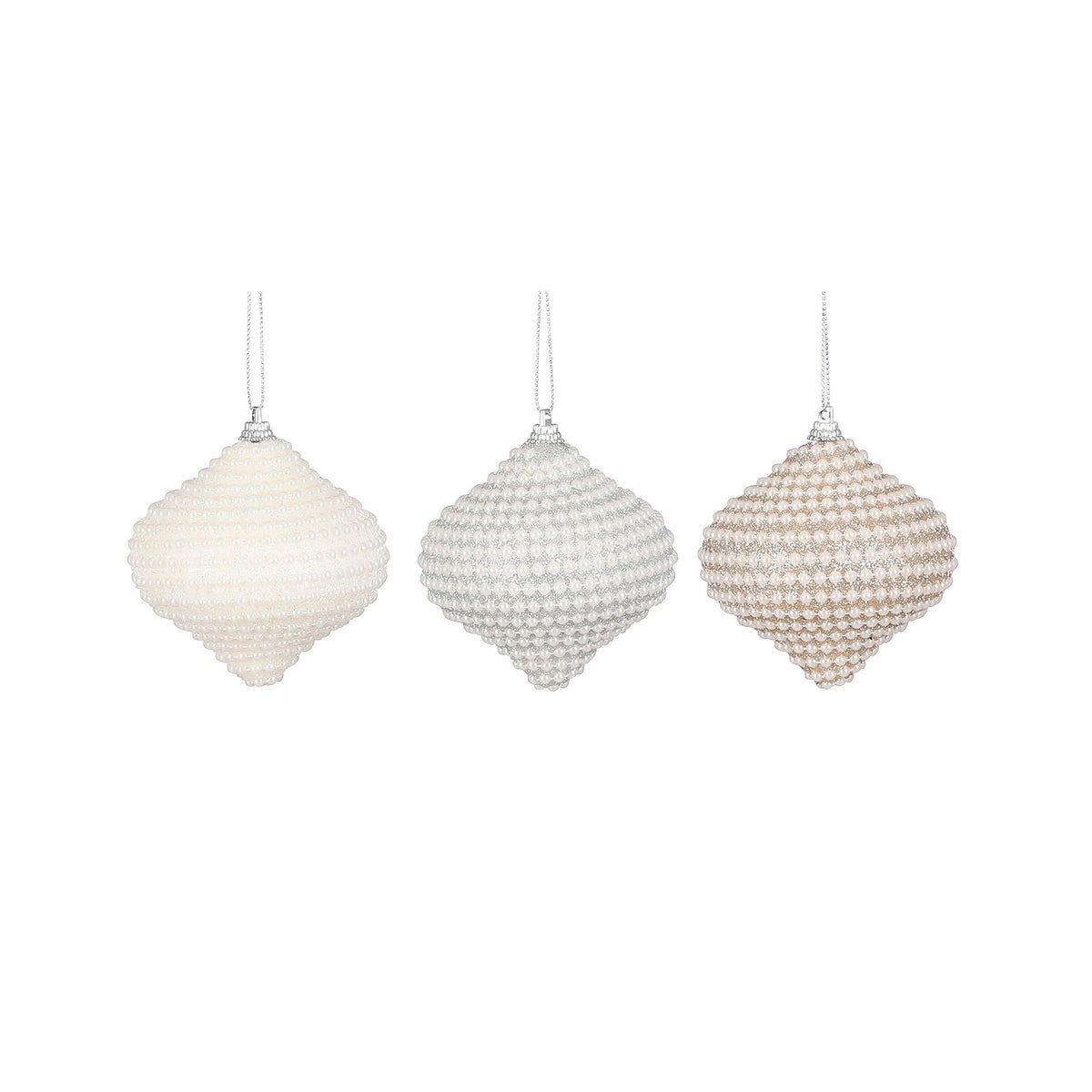 Ornament motief 8 cm 3ass Ornament motief 8 cm 3ass