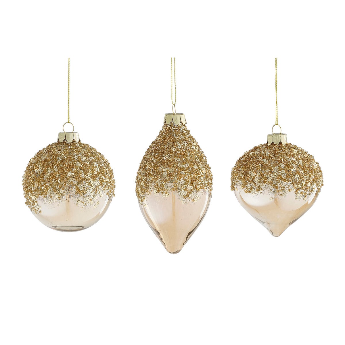 Hanger ornament champagne 8cm Hanger ornament champagne 8cm