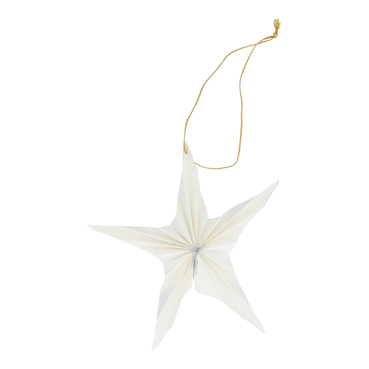 Hanger ster papier 12 cm wit Hanger ster papier 12 cm wit