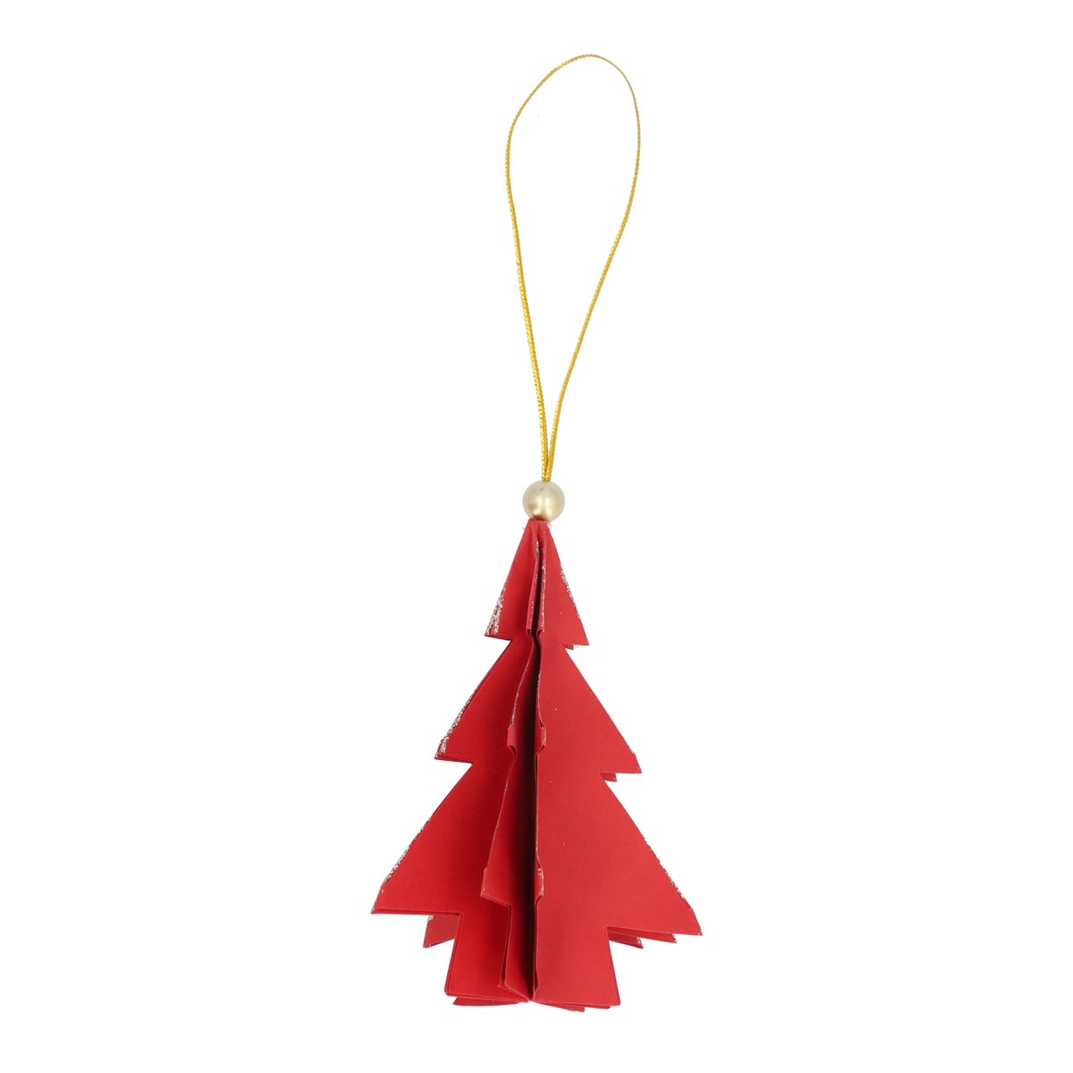 Boom hanger papier 12 cm rood Boom hanger papier 12 cm rood
