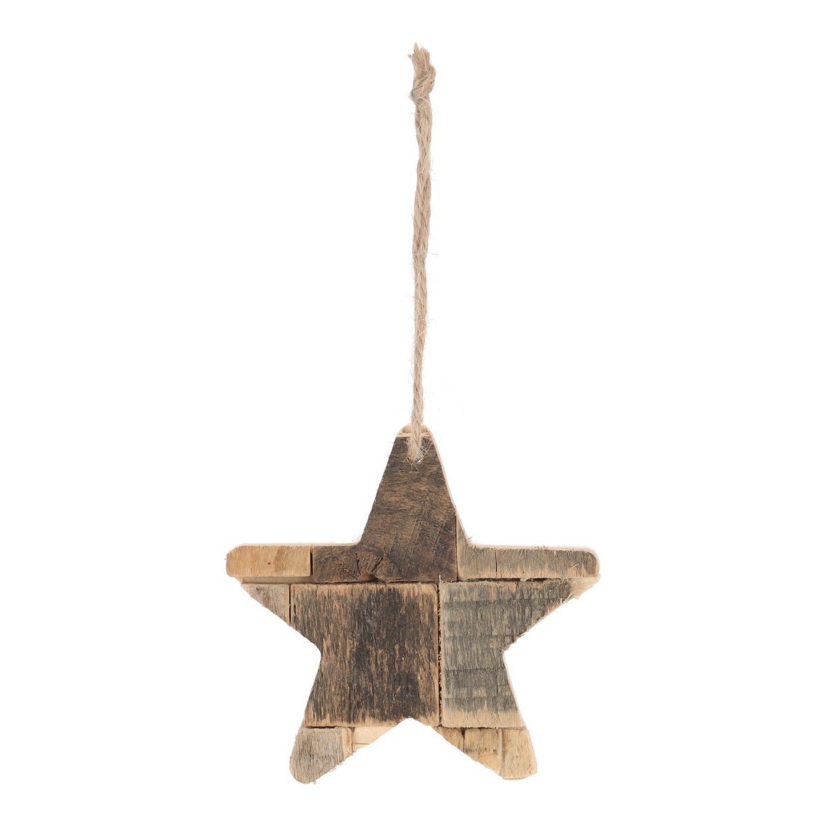 Hanger hout ster 10 cm Hanger hout ster 10 cm