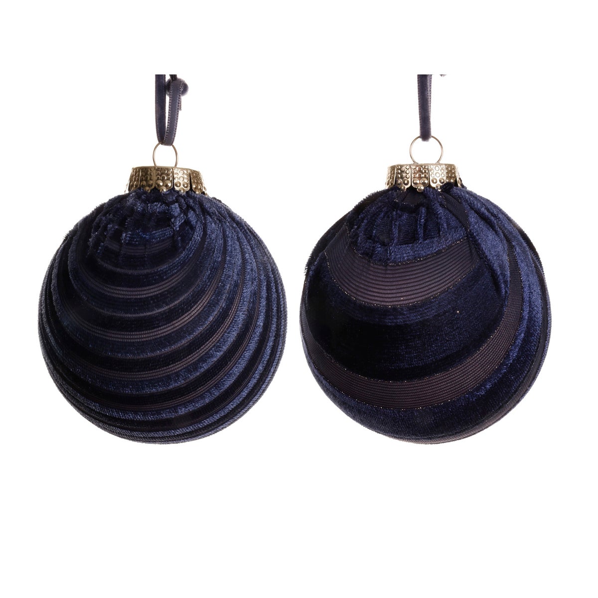 Kerstbal nightblue 8 cm 2 assorti Kerstbal nightblue 8 cm 2 assorti