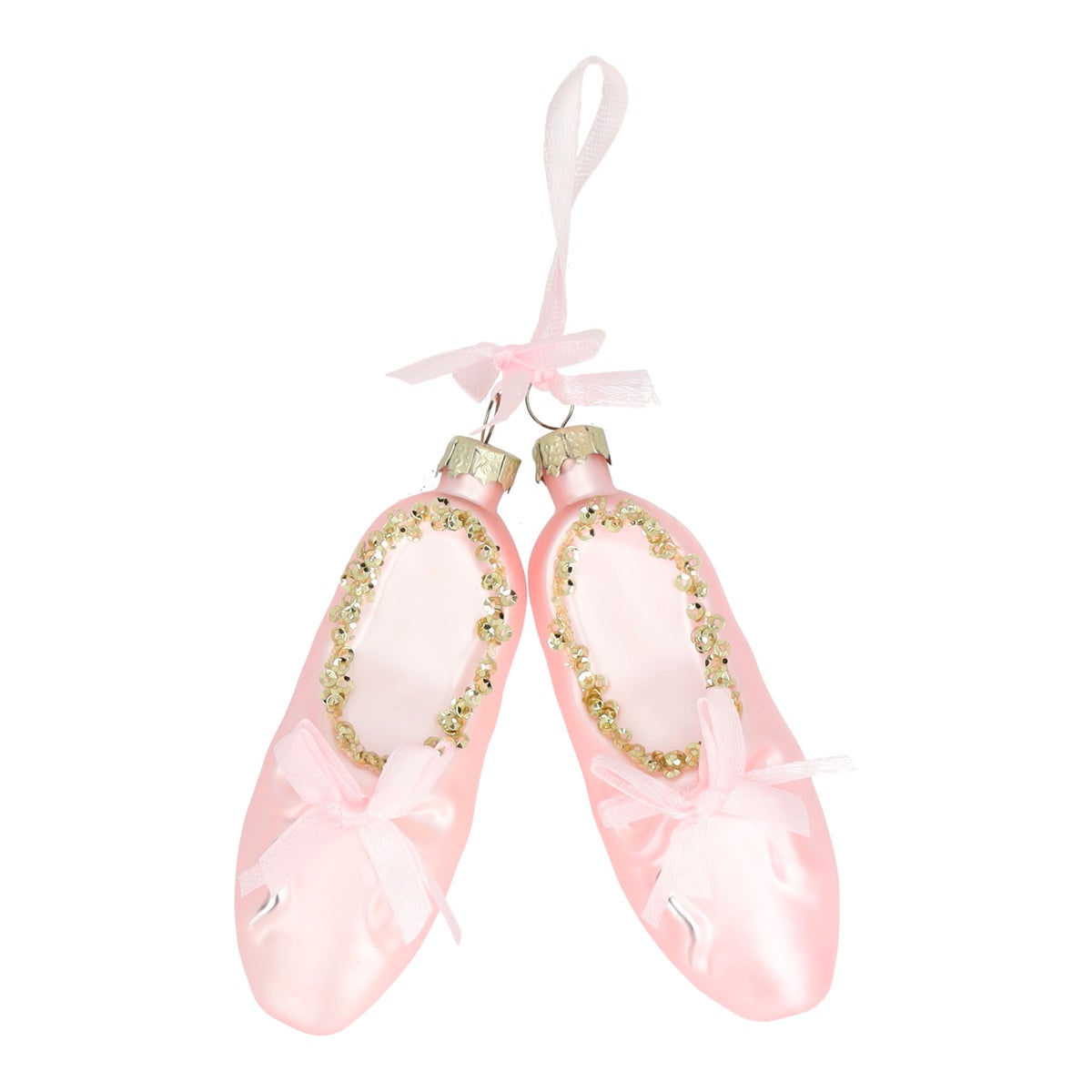 Anhänger Glas Ballettschuh rosa Anhänger Glas Ballettschuh rosa