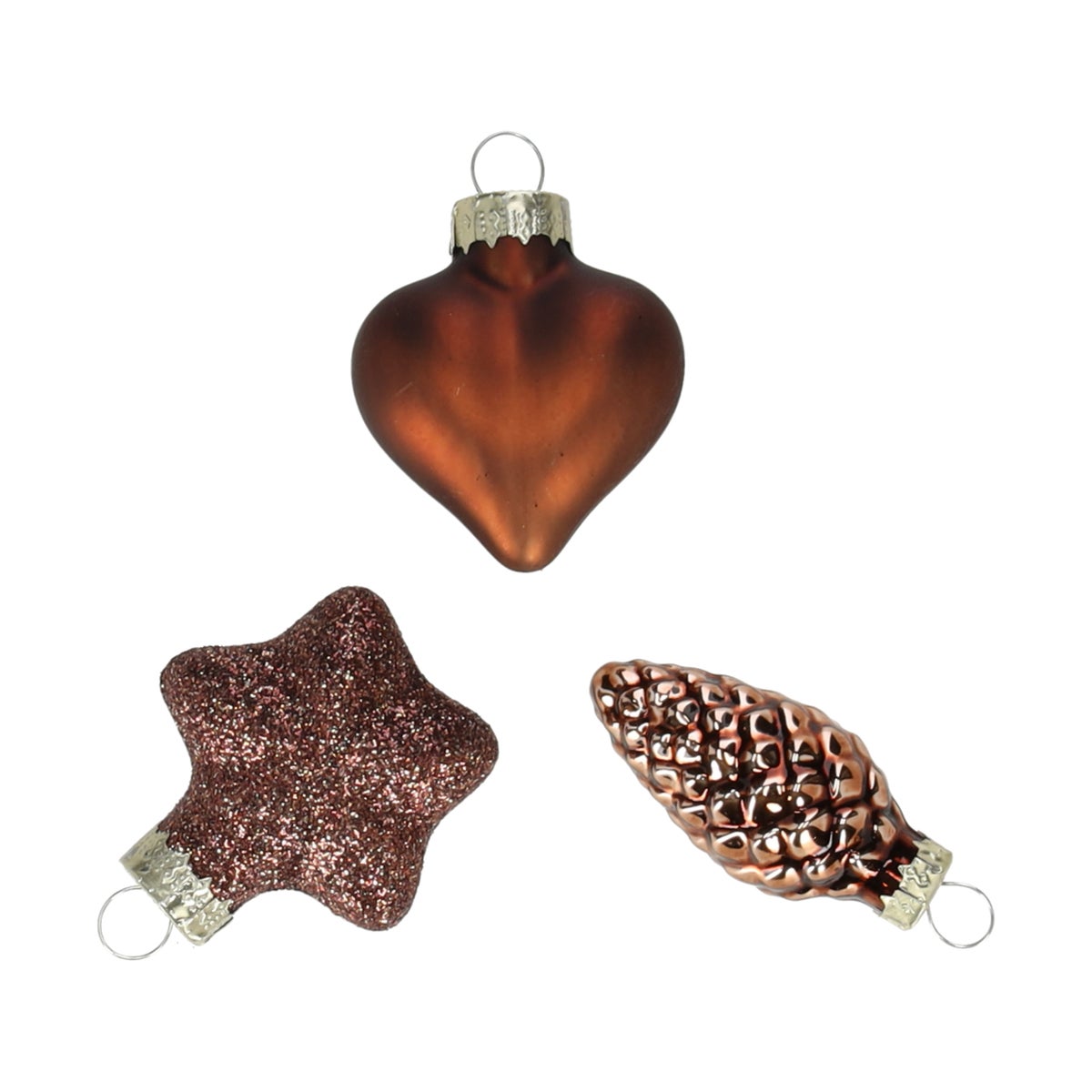 Kersthanger mix 12st. bruin Kersthanger mix 12st. bruin