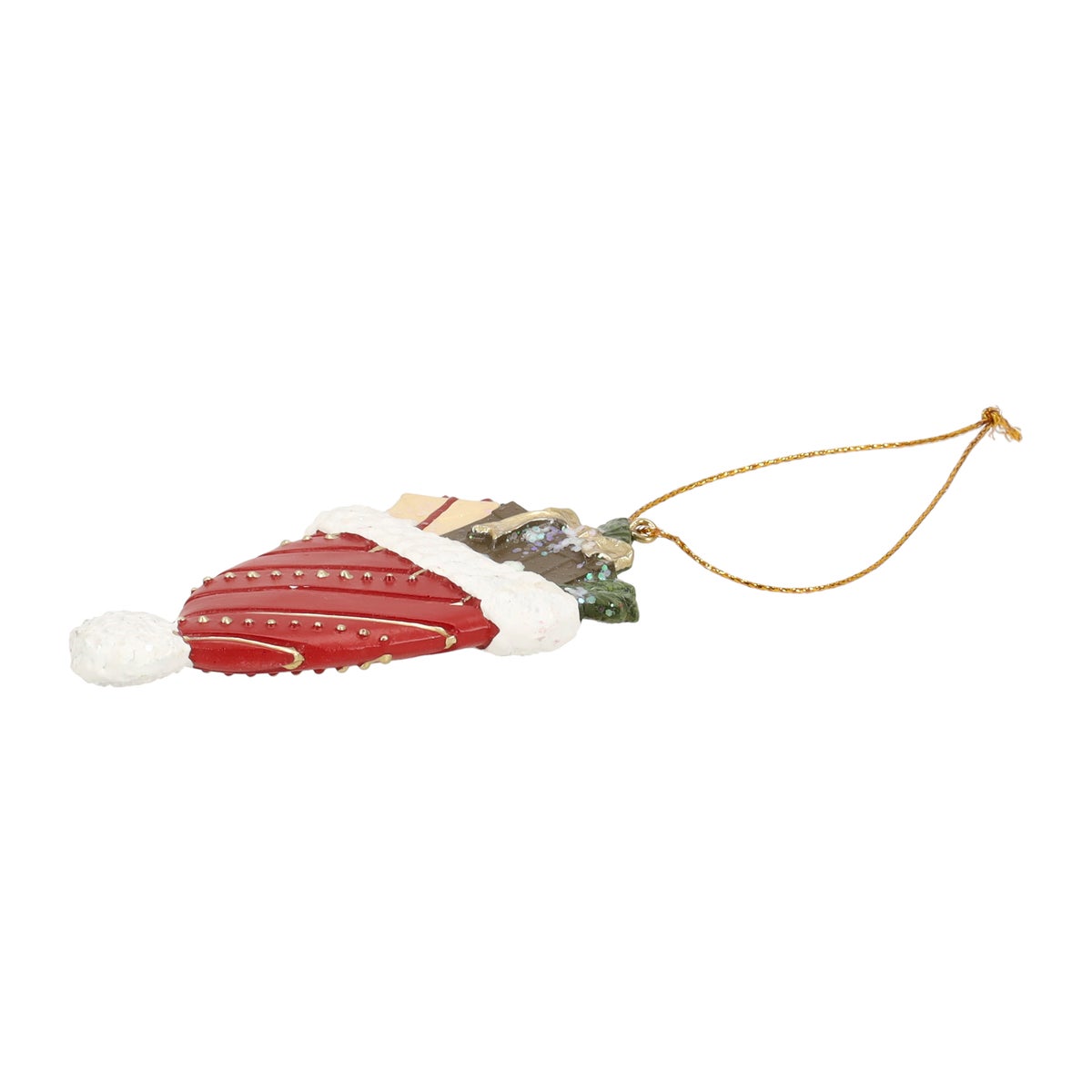 Hanger kerstmuts rood 11cm Hanger kerstmuts rood 11cm