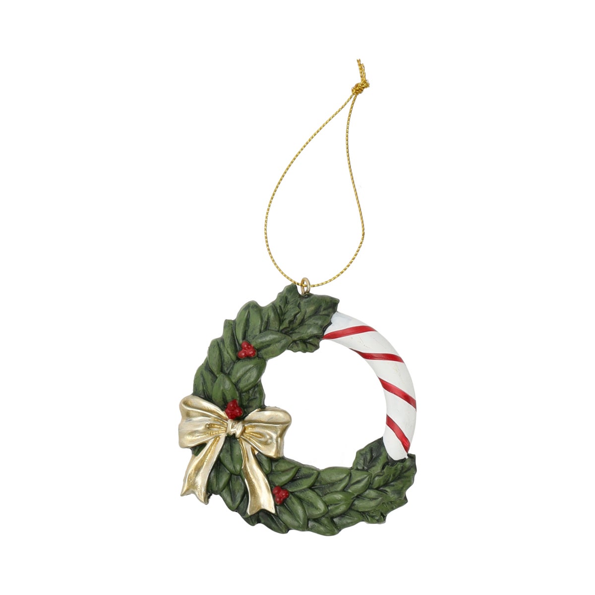 Hanger krans groen 8 cm Hanger krans groen 8 cm