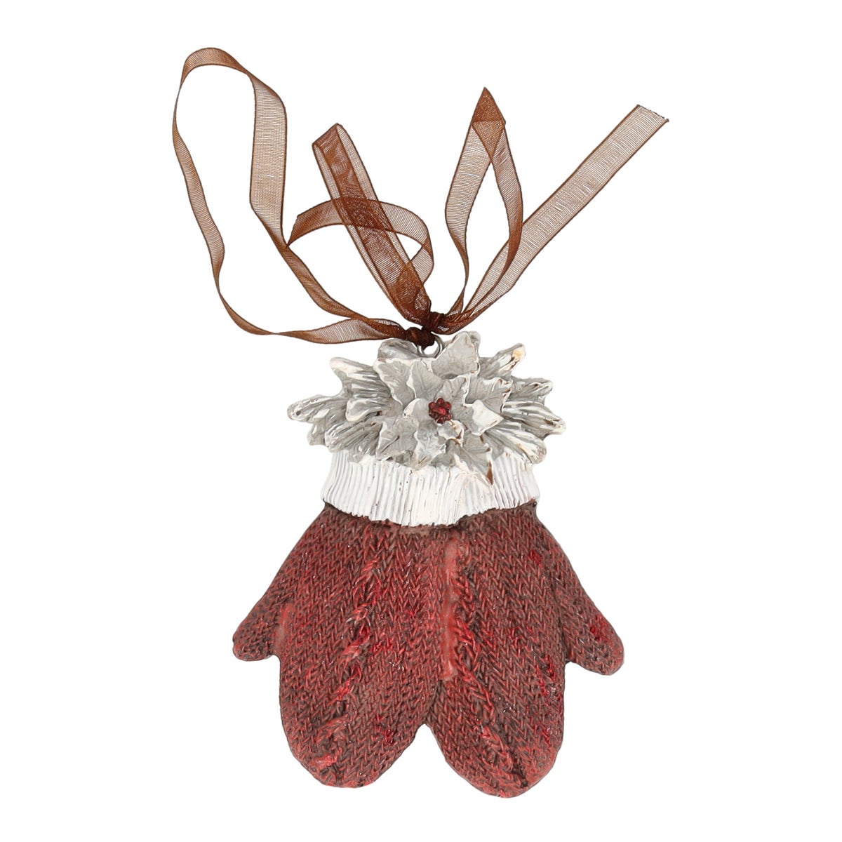 Hanger handschoen rood 9 cm Hanger handschoen rood 9 cm